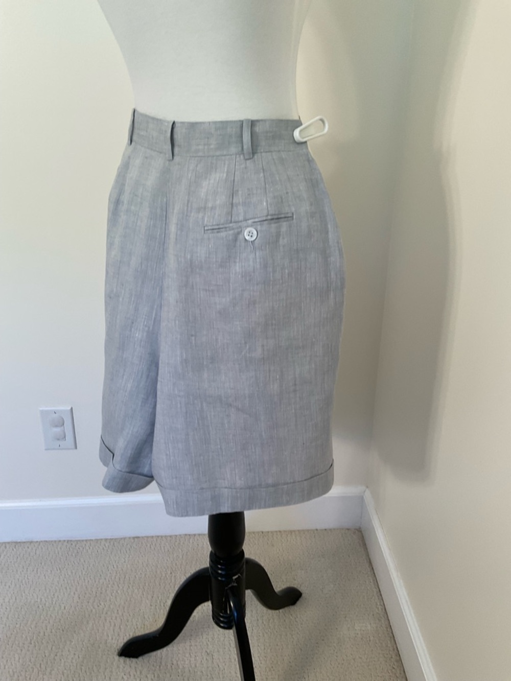 NWT Vintage Liz Claiborne Collection Linen Bermuda Shorts - Picture 6 of 9